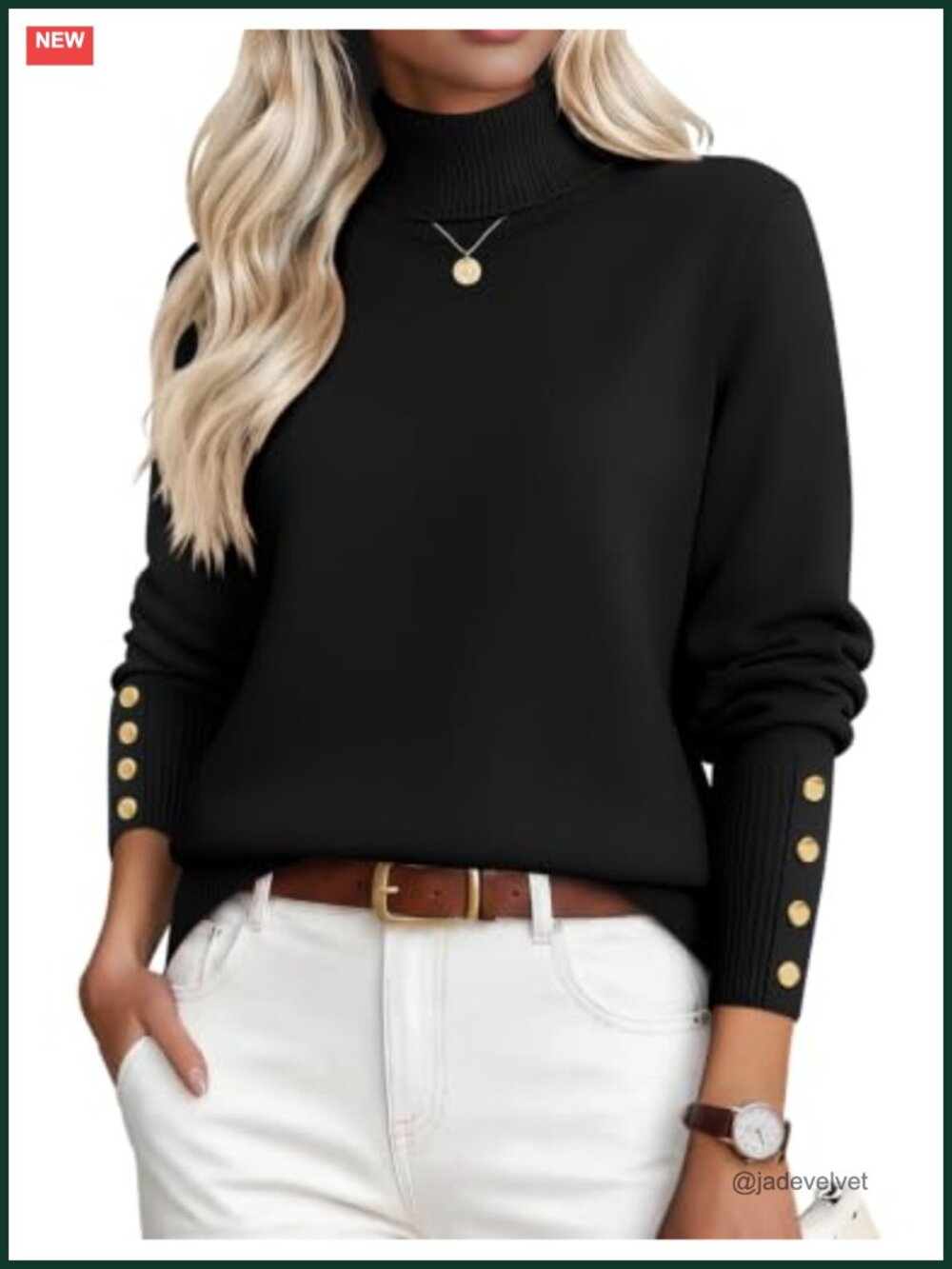 Women's Turtleneck Sweater Long Sleeve Pullover Cozy Knit